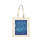 Tote Bag — Blue Moon & Hummingbird Canvas Tote