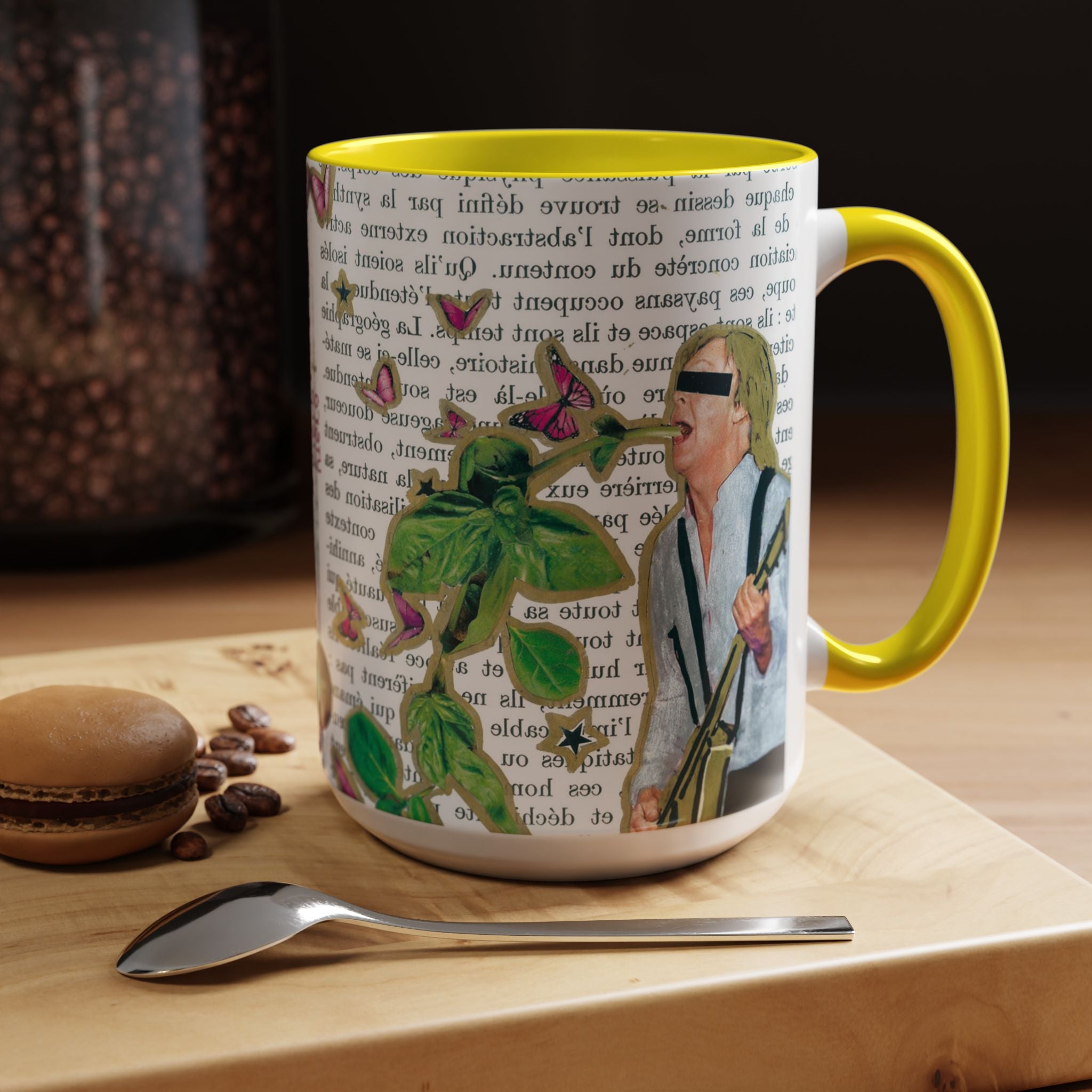 Rock & Bloom — Botanical Reverie Mug I Vintage Book Illustration Coffee Cup (11/15 oz)