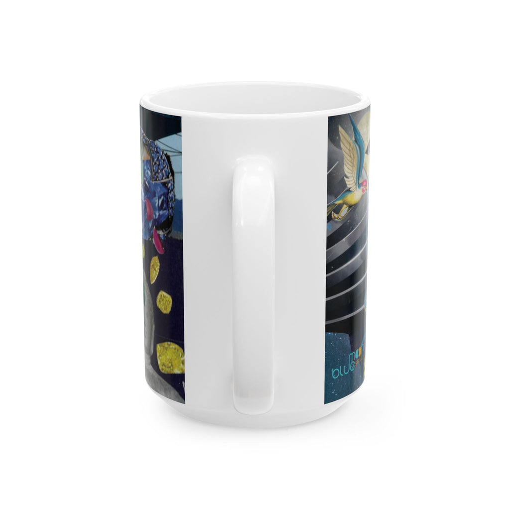 Astrology Moon & Zodiac Ceramic Mug — Mystical Night Sky Coffee Cup (11oz & 15oz)