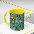 Rock & Bloom — The Serpent Sessions Mug | Grunge Floral Art Coffee Cup | Gift for Music Lovers (11oz & 15oz)