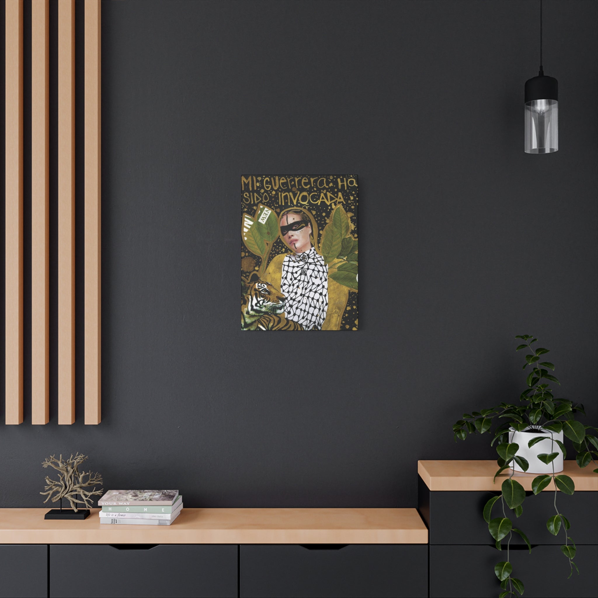 Mi Guerrera Ha Sido Invocada | Original Analog Collage Art Print | Wall Art by Blue Moon Space