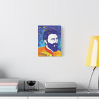Bleu Soleil — He Who Protects | Original Art Canvas Print | Wall Art by Blue Moon Space