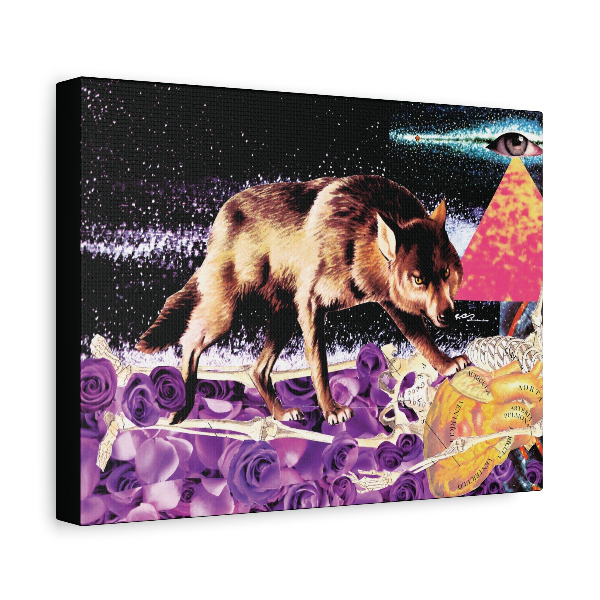 Colecciono Mis Huesos | Original Analog Collage Art Print | Wall Art by Blue Moon Space