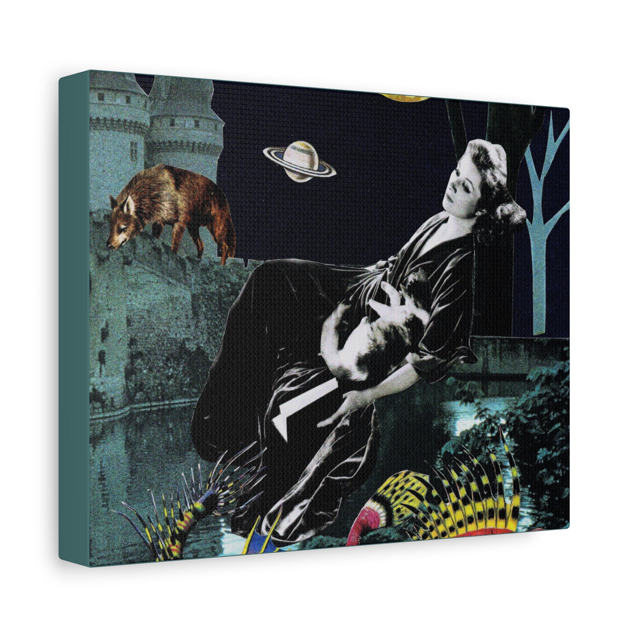 Untamed | Original Analog Collage Art Print | Wall Art by Blue Moon Space
