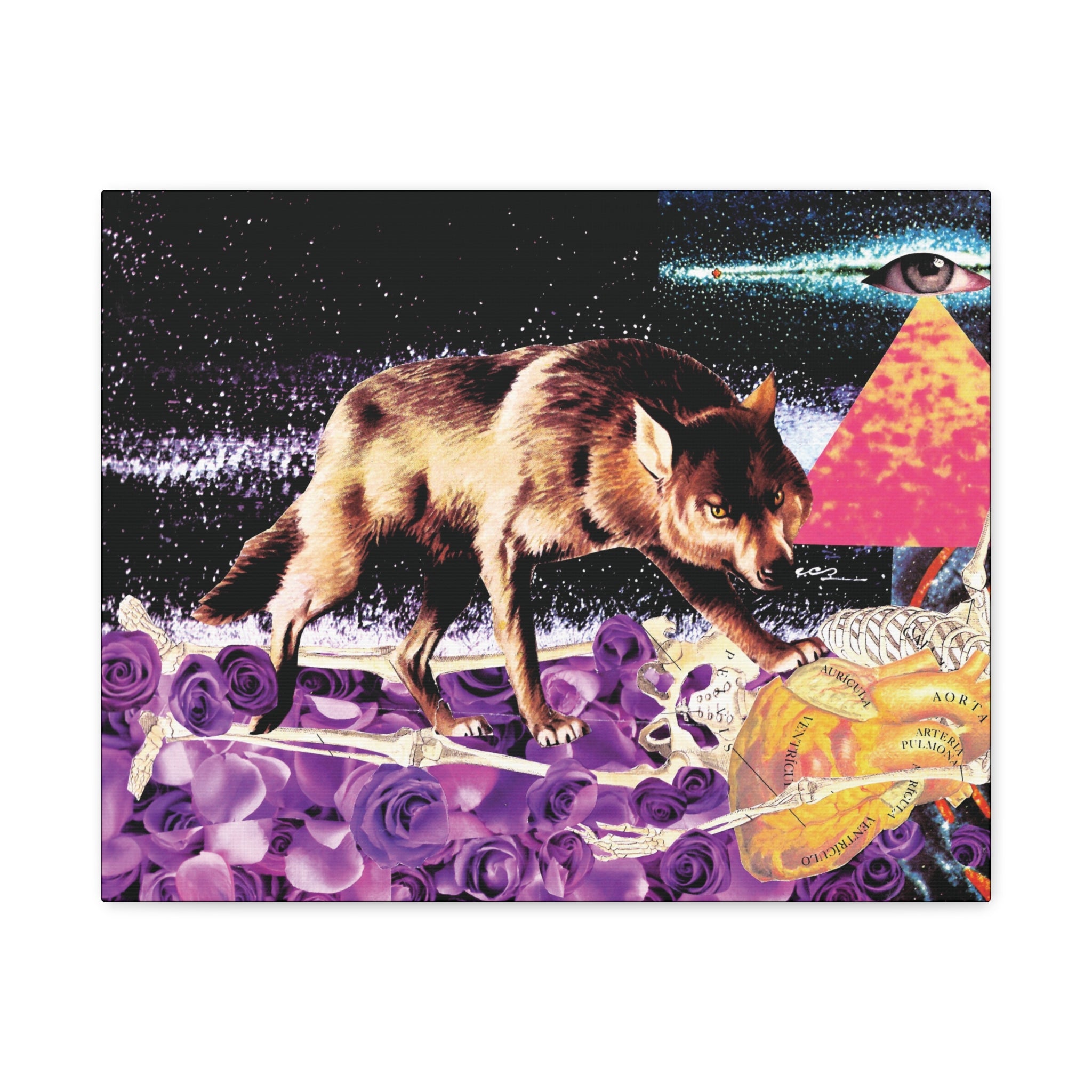 Colecciono Mis Huesos | Original Analog Collage Art Print | Wall Art by Blue Moon Space