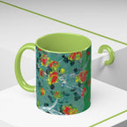 Rock & Bloom — The Serpent Sessions Mug | Grunge Floral Art Coffee Cup | Gift for Music Lovers (11oz & 15oz)