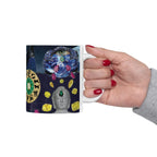 Astrology Moon & Zodiac Ceramic Mug — Mystical Night Sky Coffee Cup (11oz & 15oz)