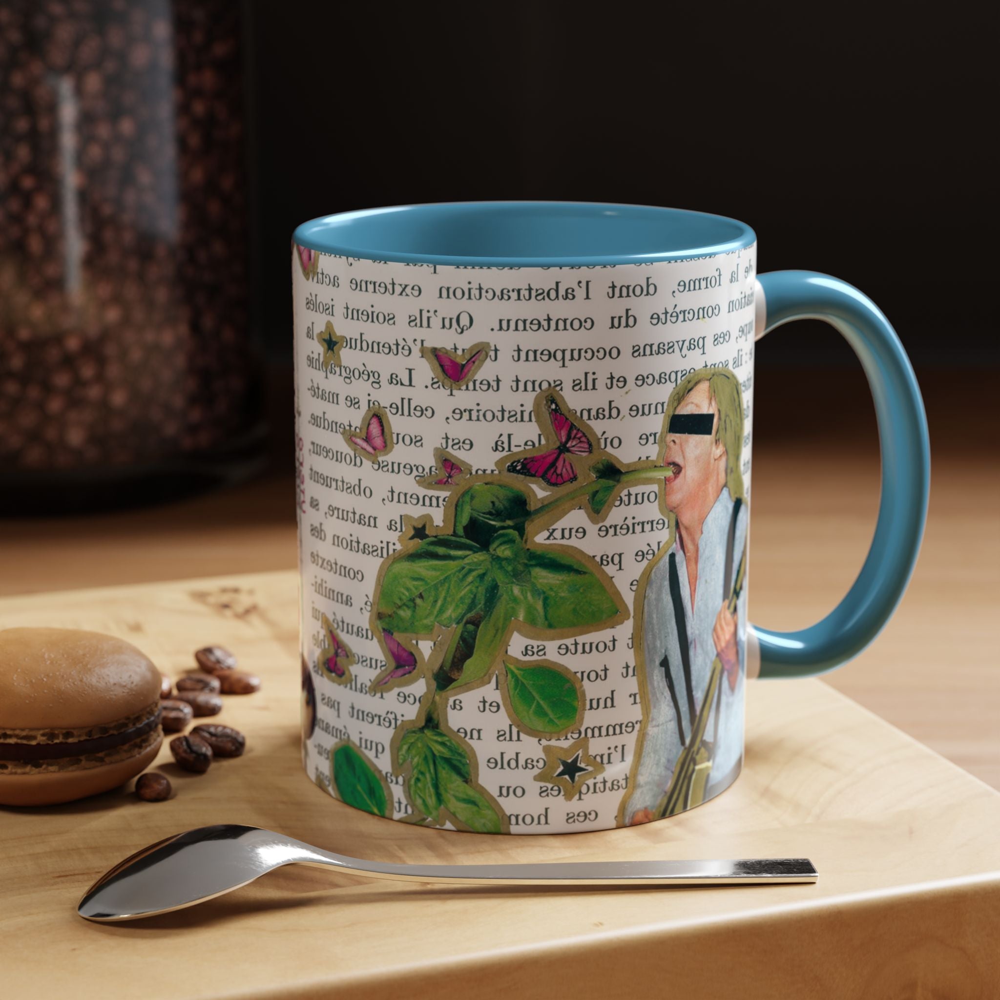 Rock & Bloom — Botanical Reverie Mug I Vintage Book Illustration Coffee Cup (11/15 oz)