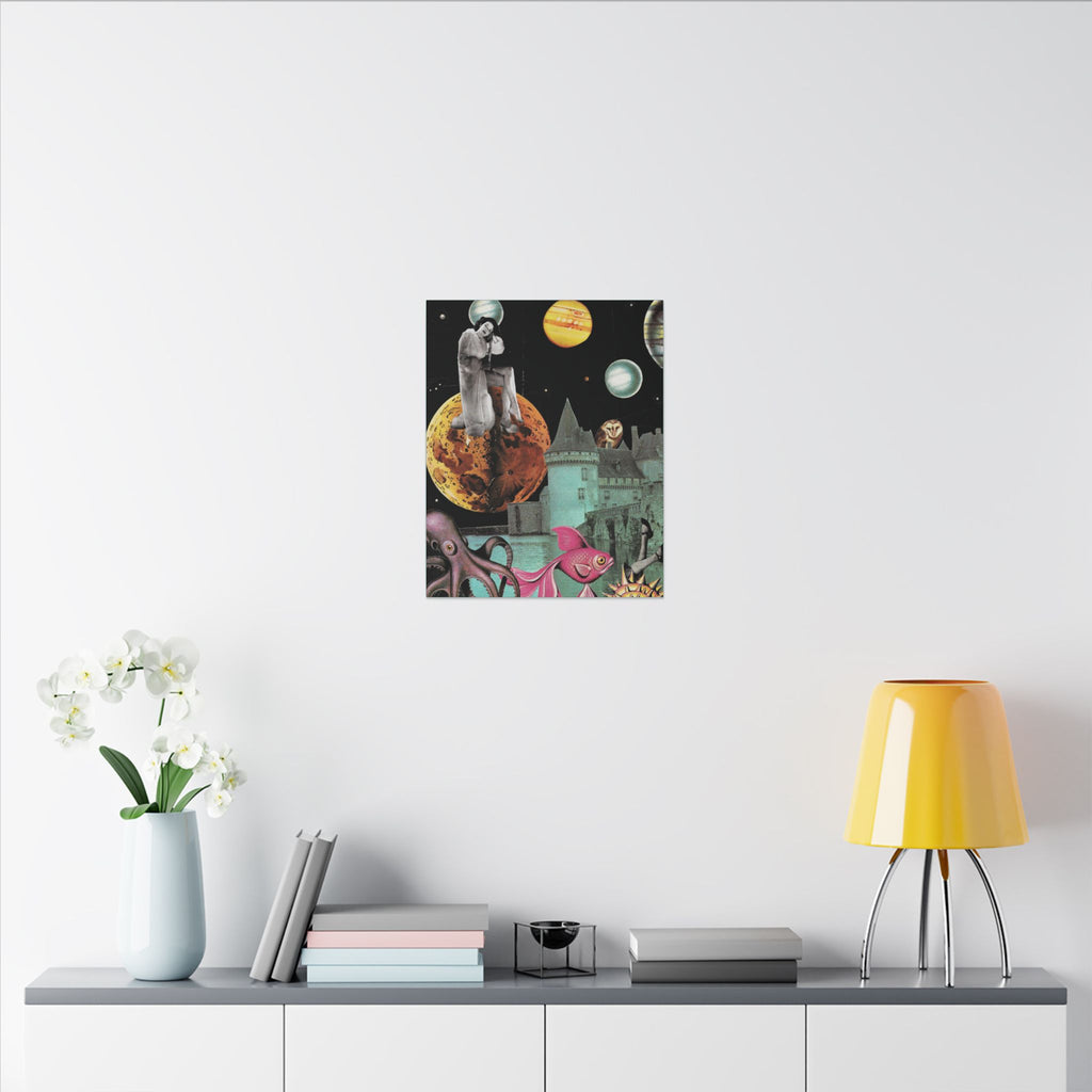 The Inner Queendom — The Goddess Within | Original Analog Collage Art Print | Wall Art by Blue Moon Space