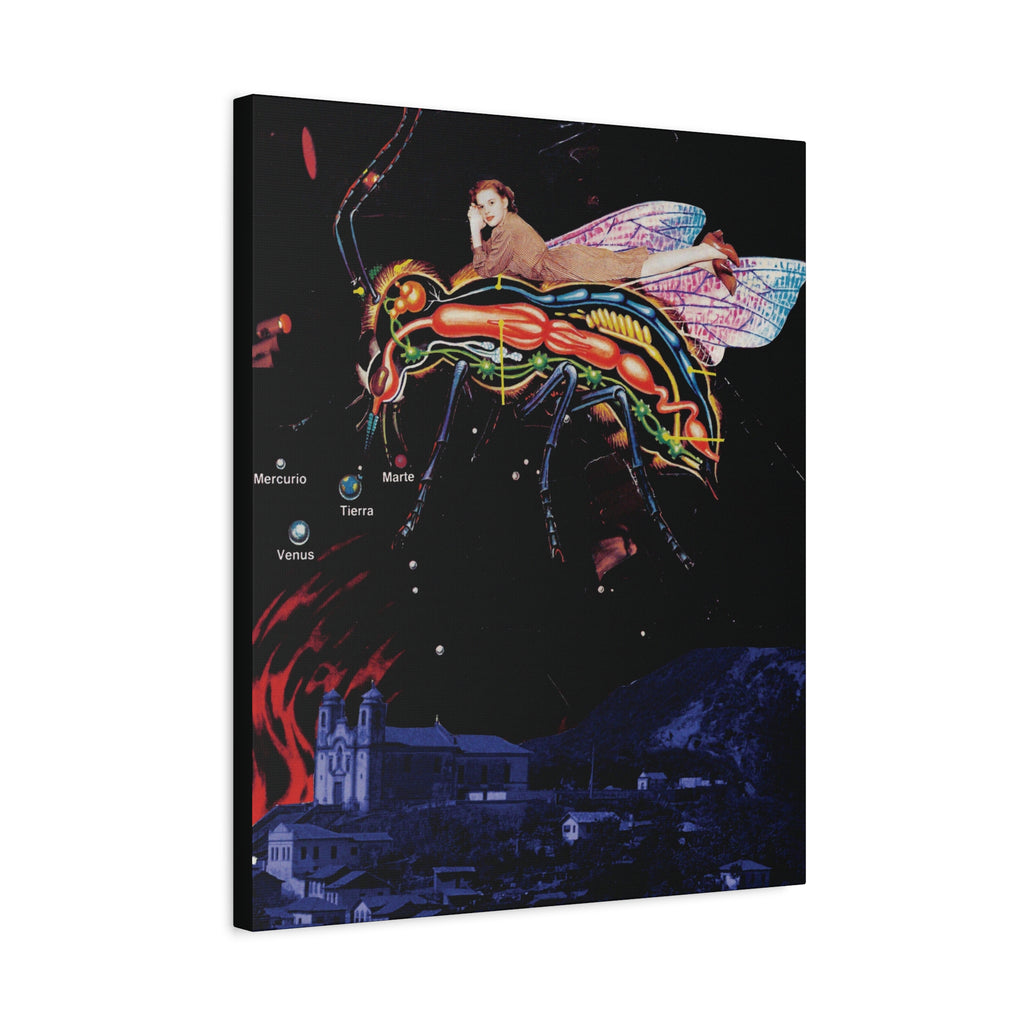 Fly Away | Original Analog Collage Art Print | Wall Art by Blue Moon Space