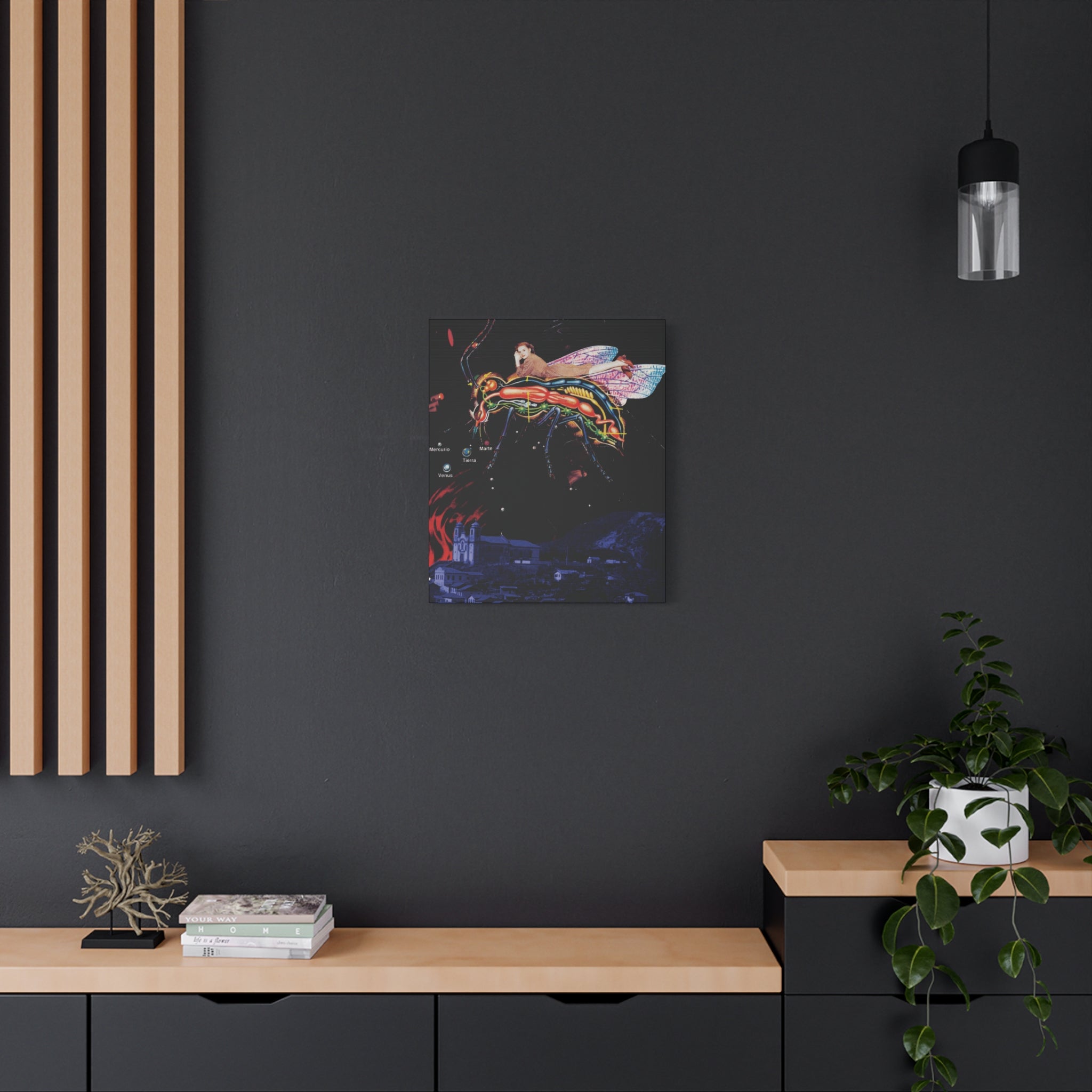 Fly Away | Original Analog Collage Art Print | Wall Art by Blue Moon Space