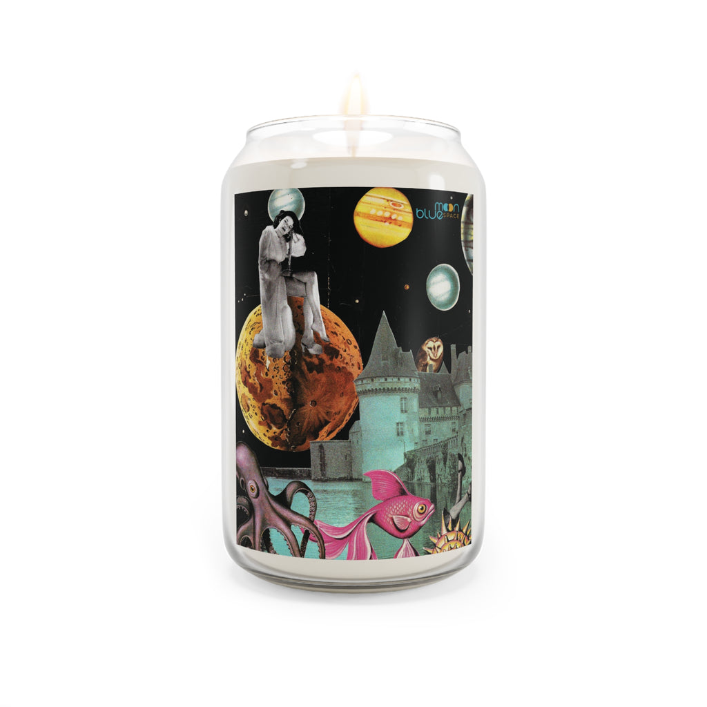 The Inner Queendom | Ritual Candle | Collage Art by Blue Moon Space Scented Candle (13.75 oz)