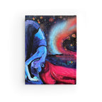 Sacred Practice Journal — Dark Cosmos Yoga Hard Cover Blank Journal for Movement & Soul Exploration | Gift for Yogis