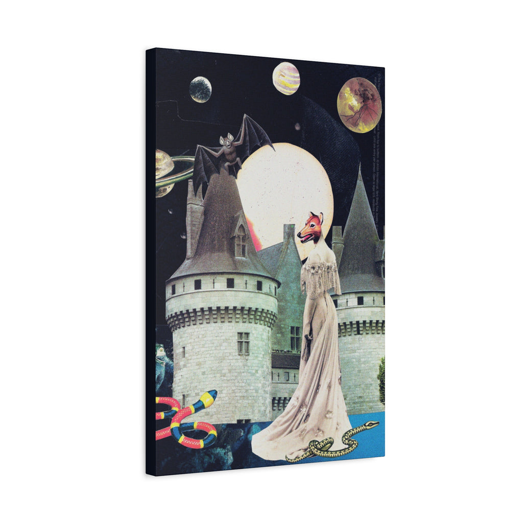 Queen of the Underworld | Original Analog Collage Art Print | Wall Art by Blue Moon Space
