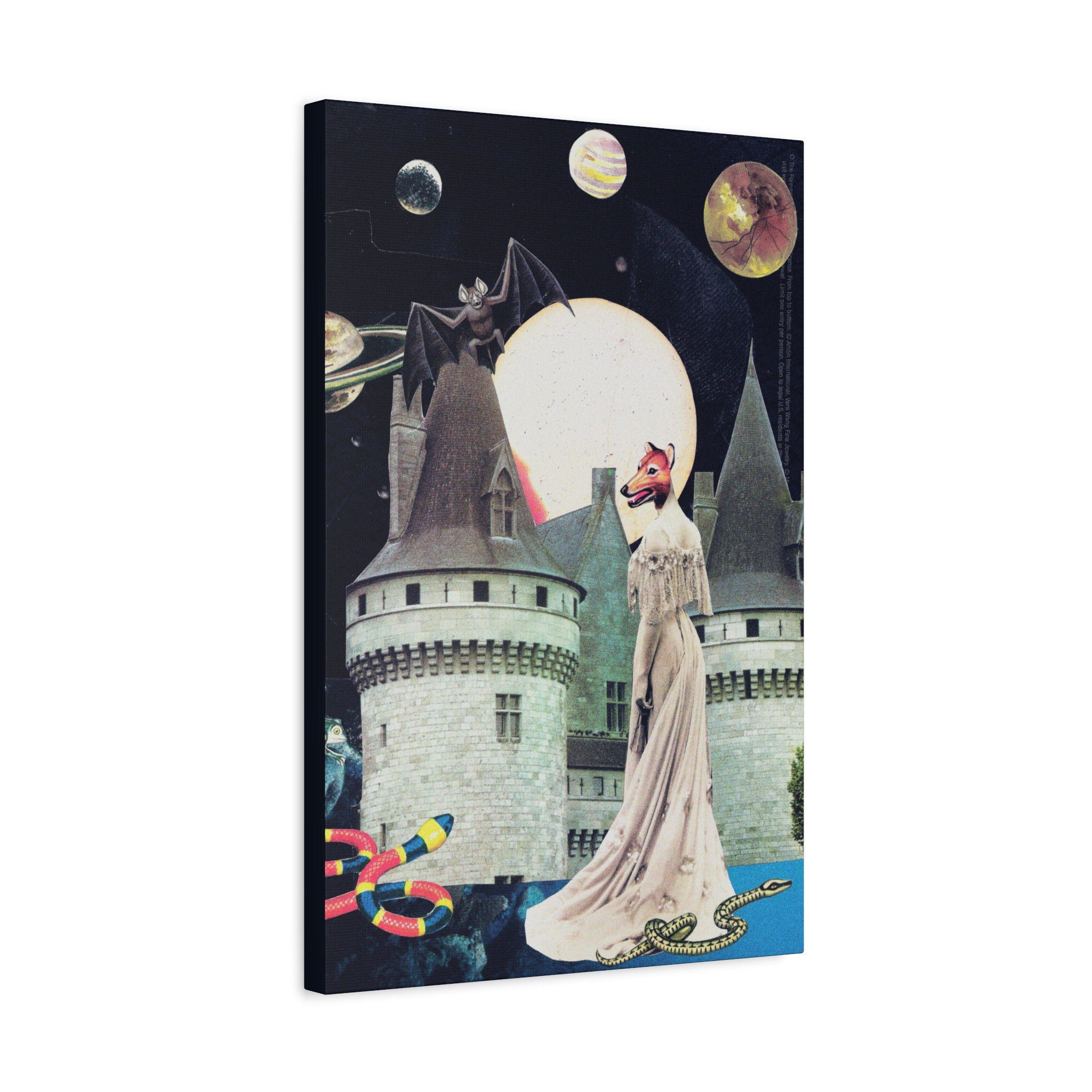Queen of the Underworld | Original Analog Collage Art Print | Wall Art by Blue Moon Space