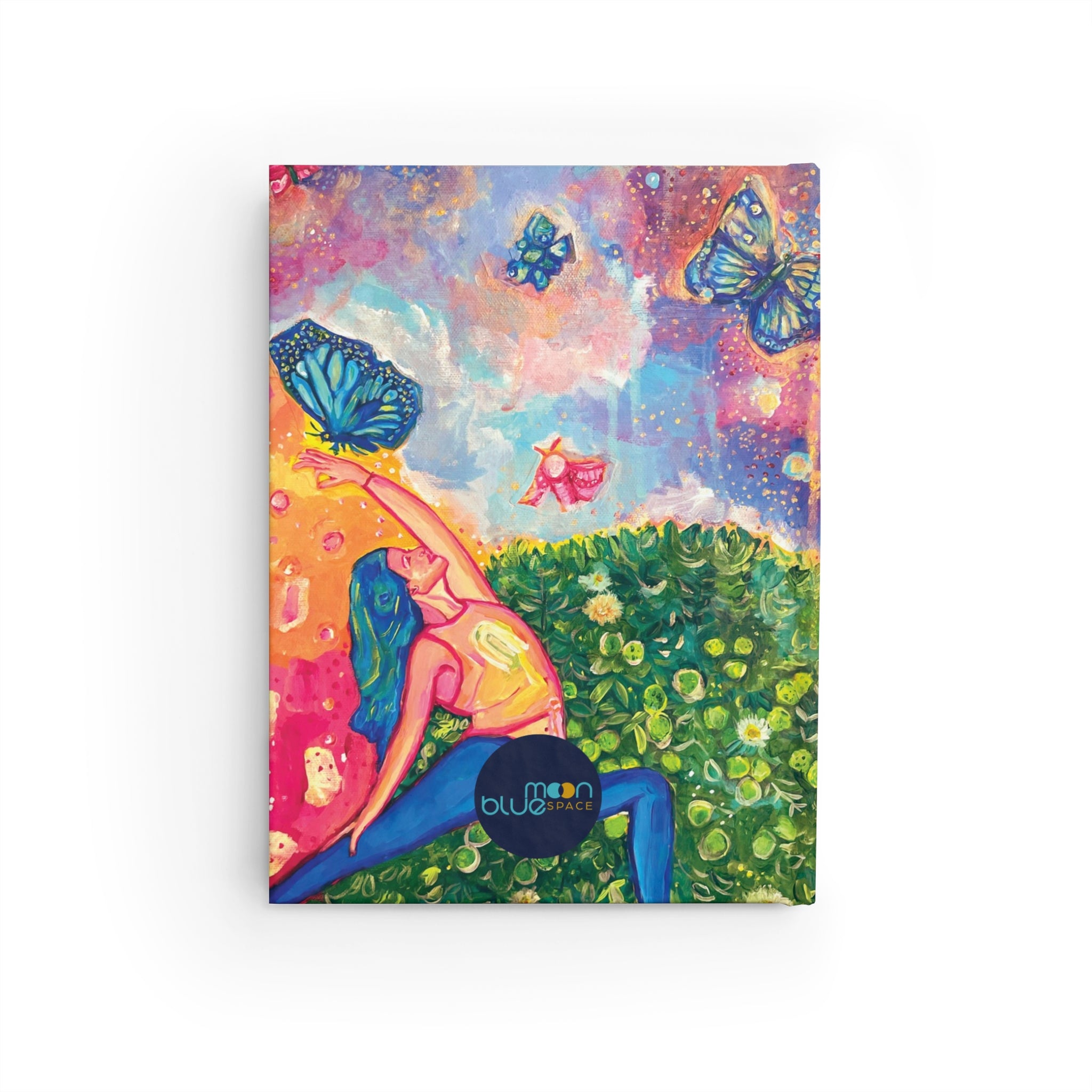 Sacred Practice Notebook — Yoga Goddess Ruled Lined Notebook for Writing & Intention Setting | Gift for Yogis