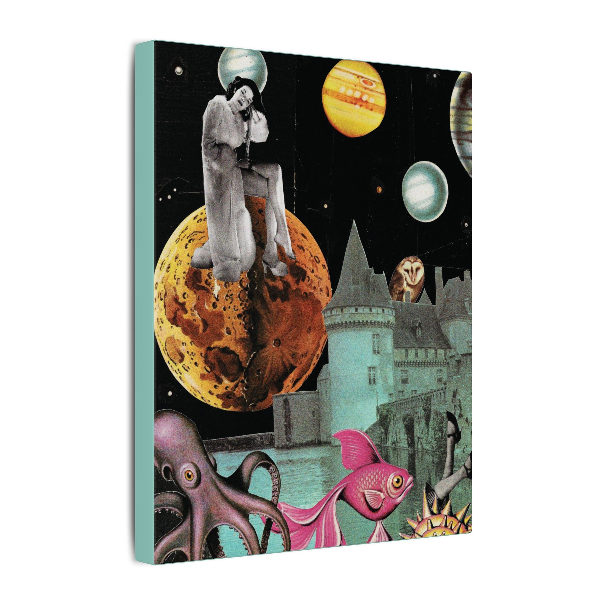 The Inner Queendom — The Goddess Within | Original Analog Collage Art Print | Wall Art by Blue Moon Space