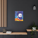 Bleu Soleil — He Who Protects | Original Art Canvas Print | Wall Art by Blue Moon Space