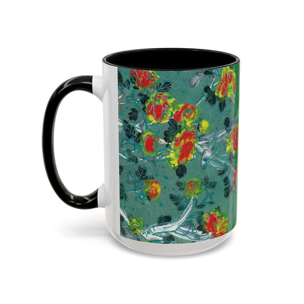 Rock & Bloom — The Serpent Sessions Mug | Grunge Floral Art Coffee Cup | Gift for Music Lovers (11oz & 15oz)