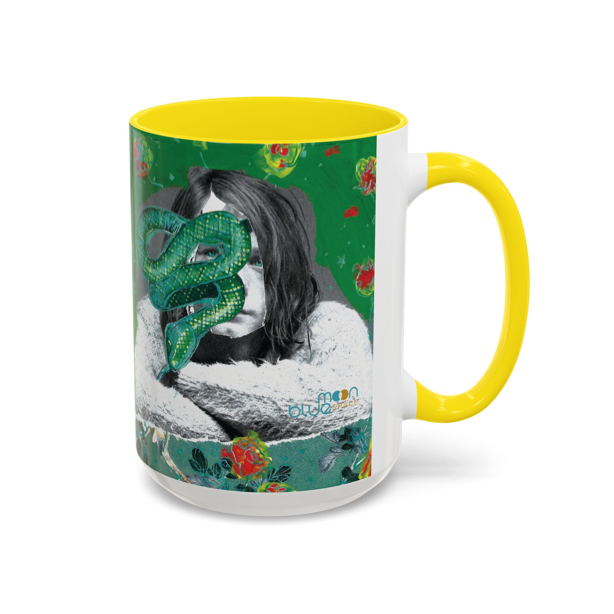 Rock & Bloom — The Serpent Sessions Mug | Grunge Floral Art Coffee Cup | Gift for Music Lovers (11oz & 15oz)