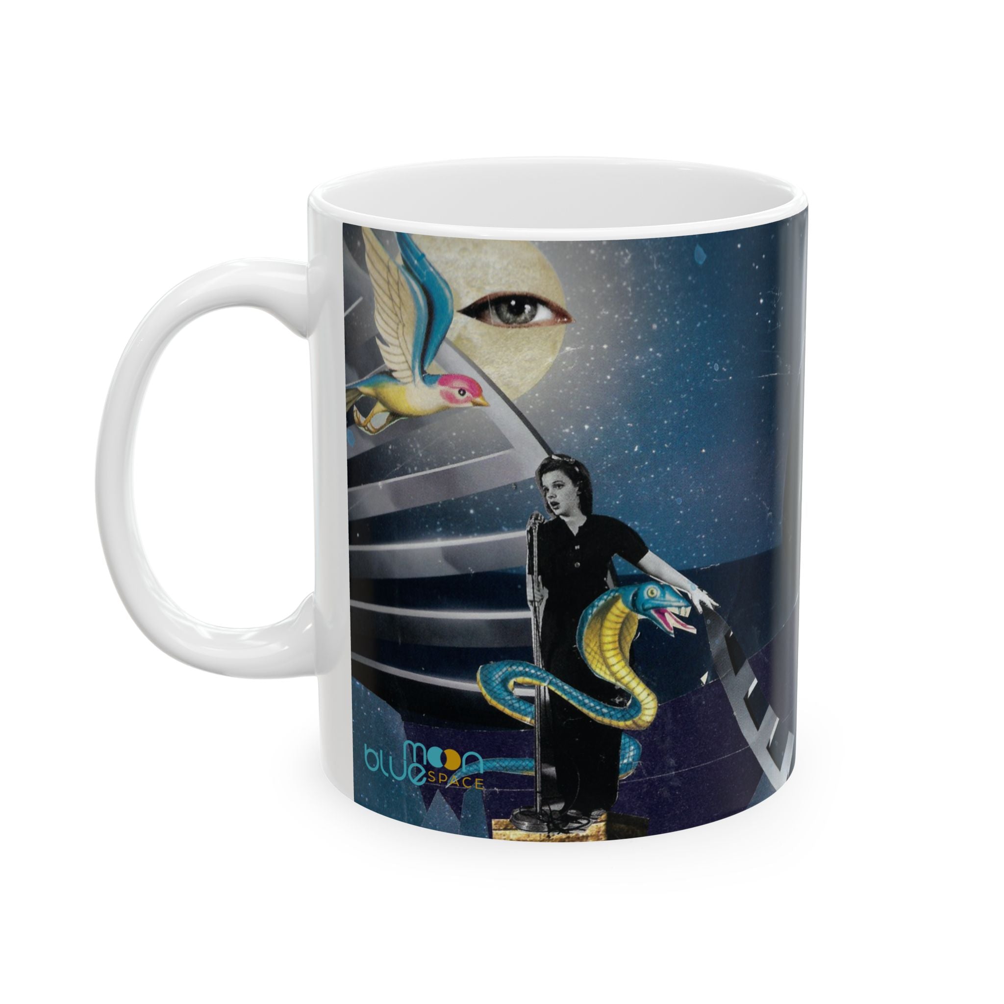 Astrology Moon & Zodiac Ceramic Mug — Mystical Night Sky Coffee Cup (11oz & 15oz)