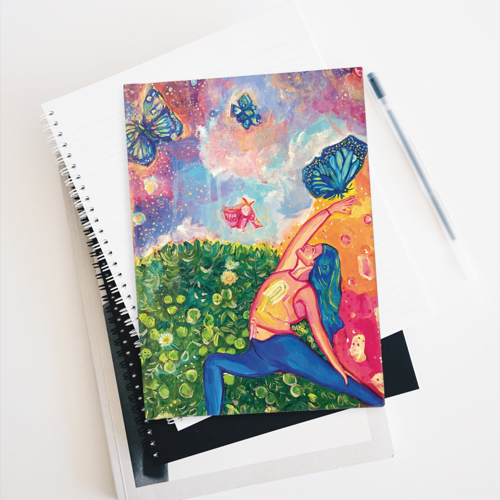Sacred Practice Journal — Yoga Goddess Blank Journal for Movement & Self-Discovery | Gift for Yogis