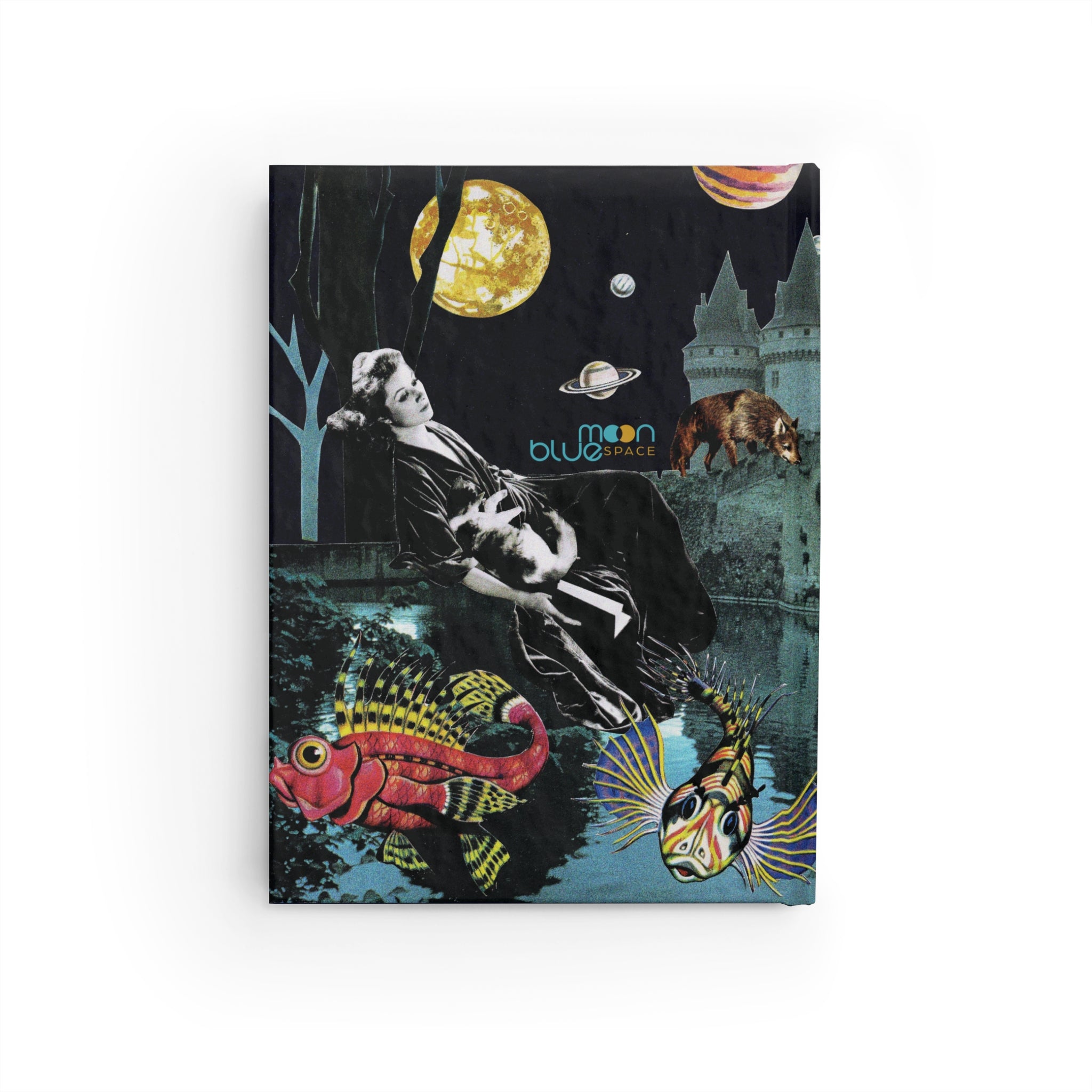Untamed | Blank Hardcover Journal | Art by Blue Moon Space