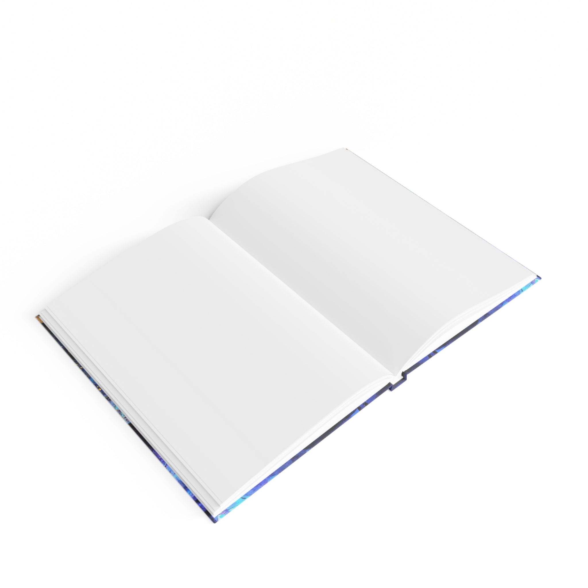 Sacred Practice Journal — Dark Cosmos Yoga Hard Cover Blank Journal for Movement & Soul Exploration | Gift for Yogis
