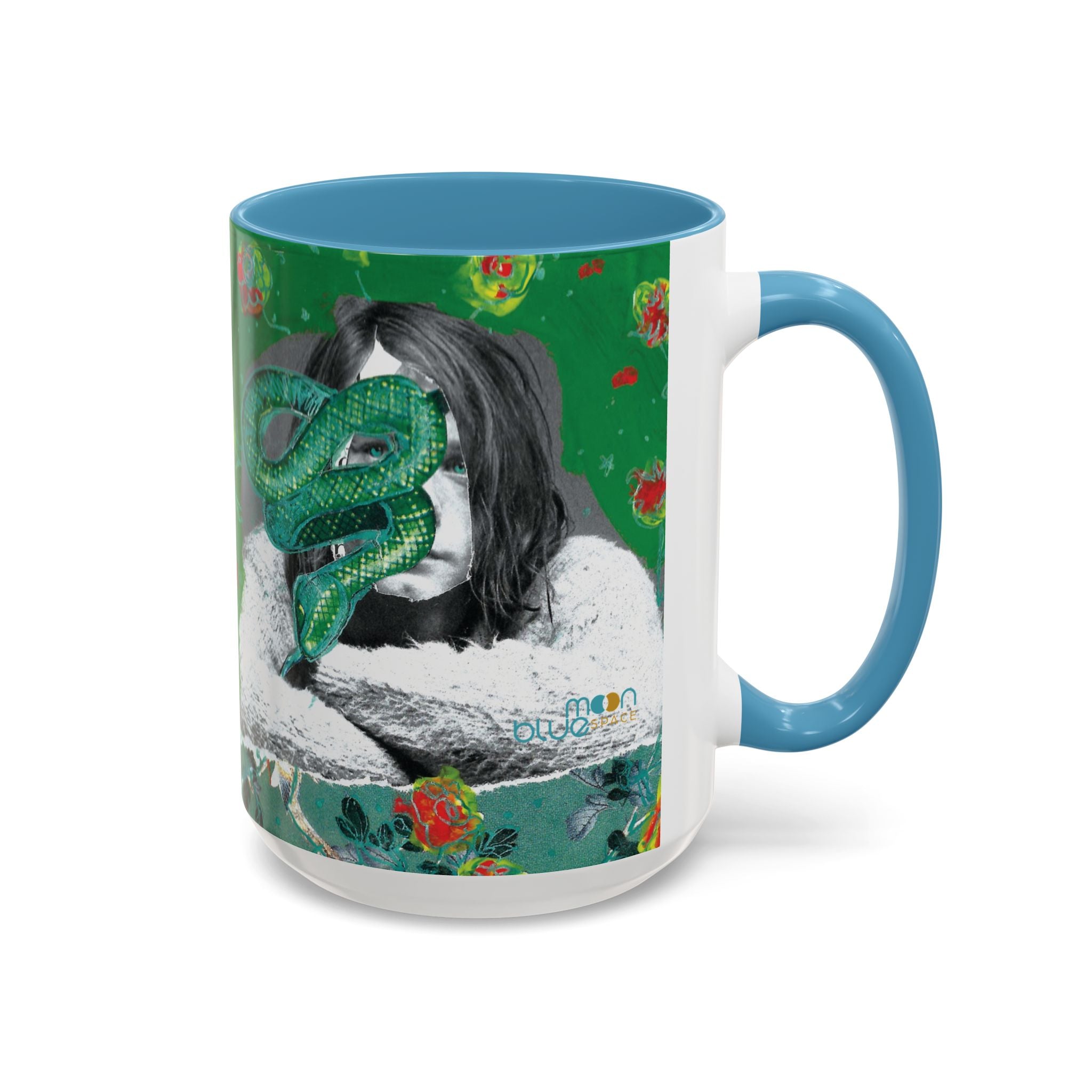 Rock & Bloom — The Serpent Sessions Mug | Grunge Floral Art Coffee Cup | Gift for Music Lovers (11oz & 15oz)