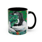 Rock & Bloom — The Serpent Sessions Mug | Grunge Floral Art Coffee Cup | Gift for Music Lovers (11oz & 15oz)
