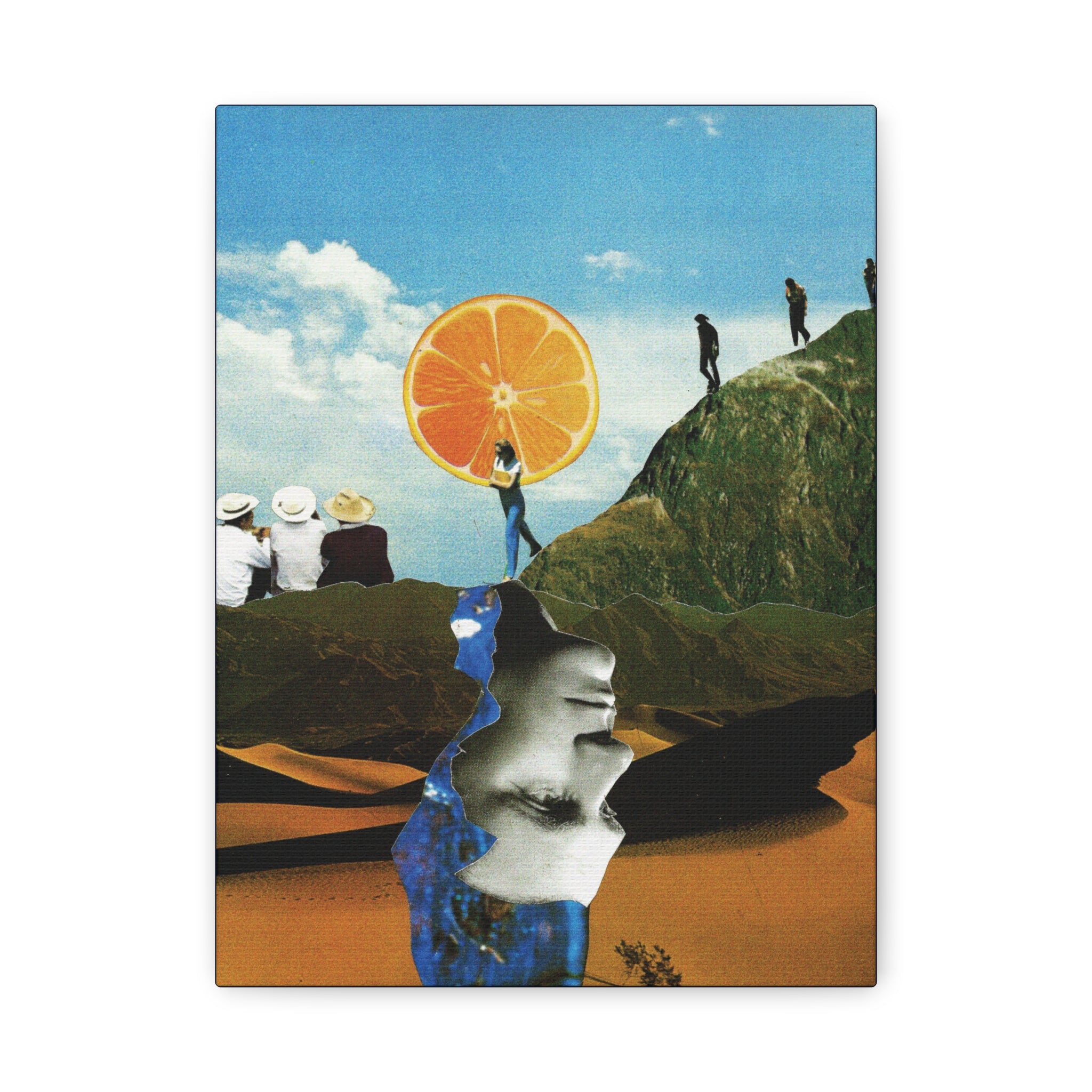 A Trip Down Memory Lane | Original Analog Collage Art Print | Wall Art by Blue Moon Space