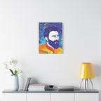 Bleu Soleil — He Who Protects | Original Art Canvas Print | Wall Art by Blue Moon Space