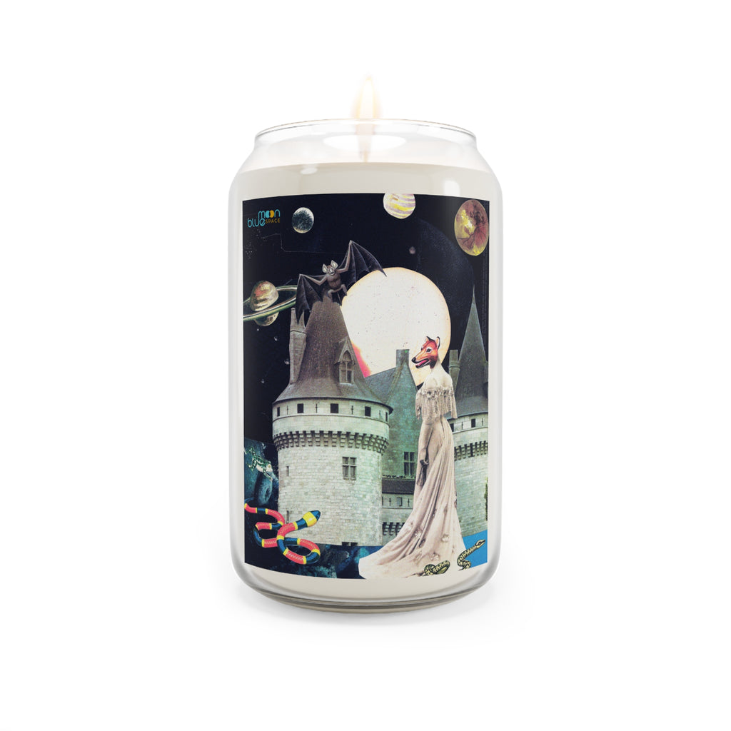 Queen of the Underworld | Ritual Moonlit Gothic Scented Jar (13.75 oz) Candle | Art by Blue Moon Space